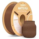 ELEGOO Matte PLA Filament Earth Brown 1KG, 1.75mm 3D Printer Filament Dimensional Accuracy +/- 0.02mm, 1kg Carboard Spool (2.2lbs) Fits for Most FDM 3D Printers